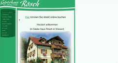 Desktop Screenshot of gaestehaus-roesch.de